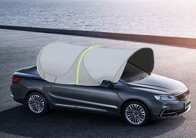 Car Umbrella Sunshade Canopy | Anti-UV Foldable Full-Car Cover – Sun, Snow & Rain Protection