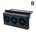 Solar Powered Car Window Ventilation Fan | 3-Head USB Rechargeable Auto Cooler