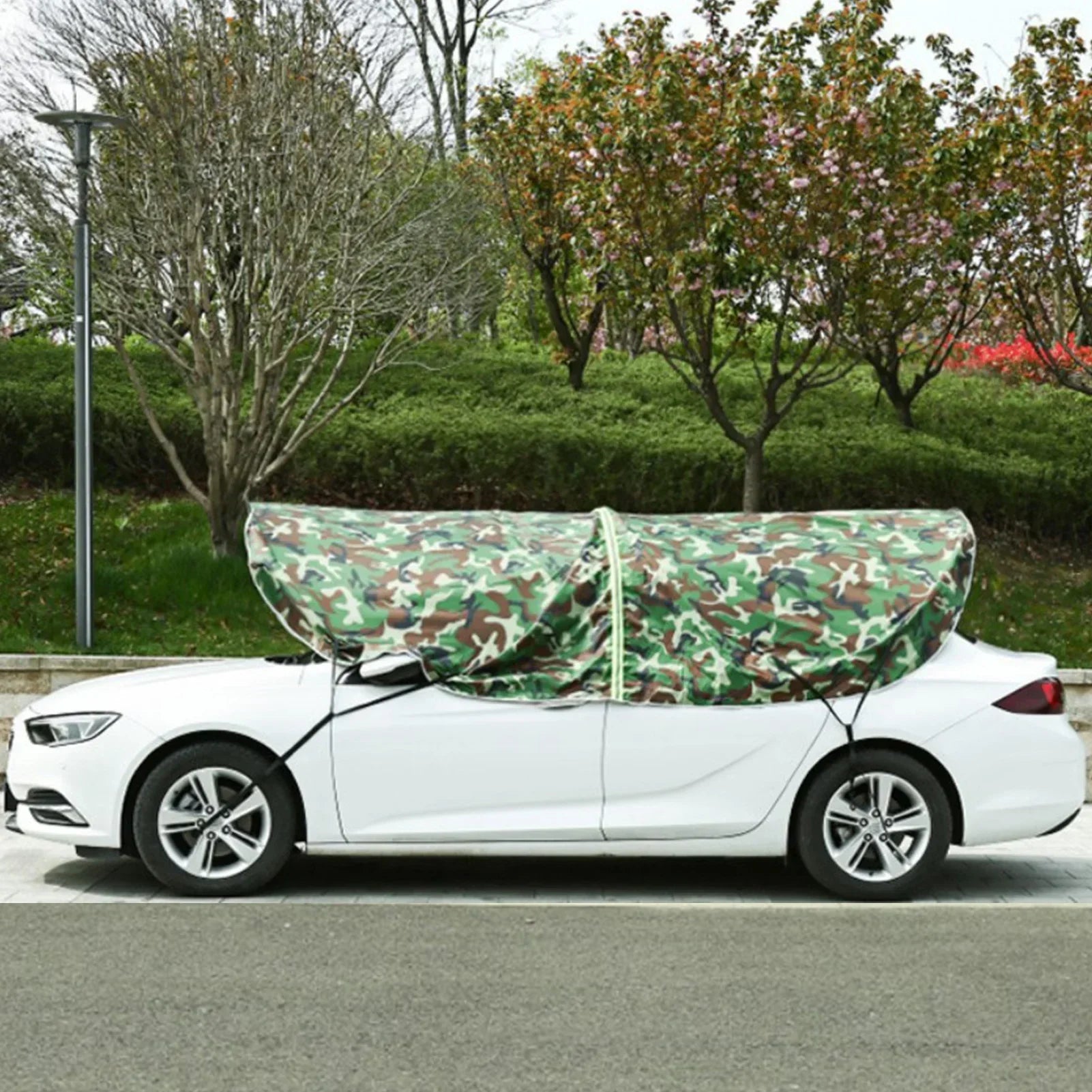 Car Umbrella Sunshade Canopy | Anti-UV Foldable Full-Car Cover – Sun, Snow & Rain Protection
