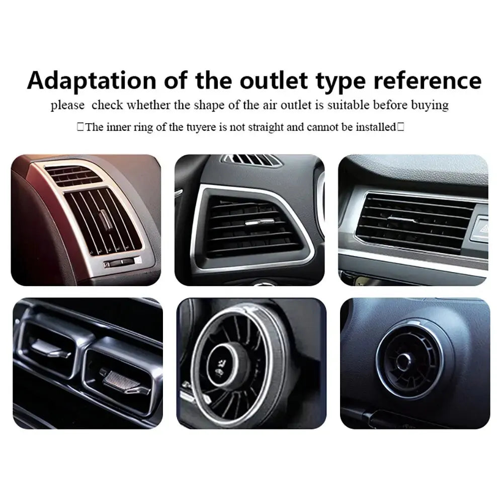 Car Air Vent Trim Strip – U-Shape Moulding & Door Edge Protector (10Pcs, 20cm)