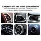 Car Air Vent Trim Strip – U-Shape Moulding & Door Edge Protector (10Pcs, 20cm)