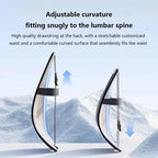 Car Cooling Lumbar Support Cushion | USB Fan Ice Silk Waist Pillow for Drivers