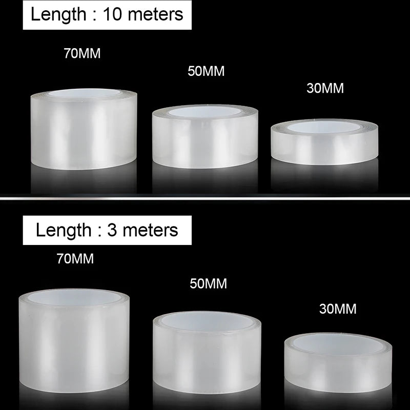 Car Door Edge Protector Strip – Transparent Anti-Scratch Film Sticker (30mm / 50mm / 70mm, 3m / 10m)